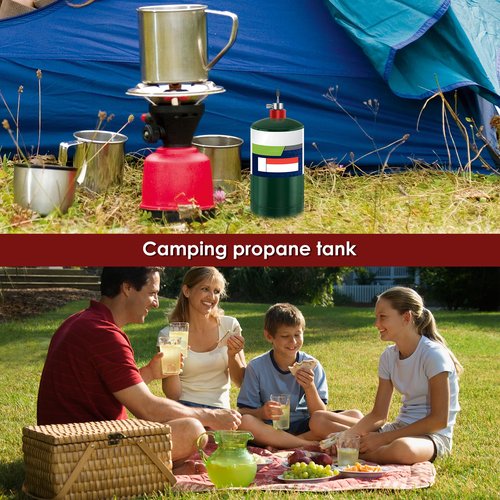 MABCIRY Airsoft Propane Filling Adapter, Non Leaking Gas Refill Adapter with Silicone Oil Port, Reusable Propane Adapter Tool, Gas Tank Connector Valve, Metal Propane Adapter Tool for Green Gas