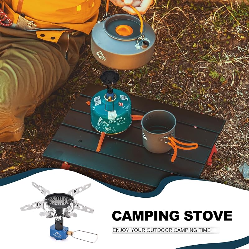 Widesea 3300W Camping Stove - Portable Backpacking Gas Burner, NON IGNITION