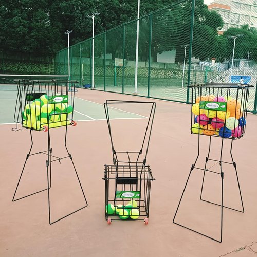 Airhercs Tennis Balls Hopper Or Pickleball Hopper,79 Tennis Capacity Or 50 Picklel Capacity,Also As Ball Picker,Easy to Pick Up 30 Tennis Or Pickle in 1 Minute, Easily Placed in The Trunk of A Car