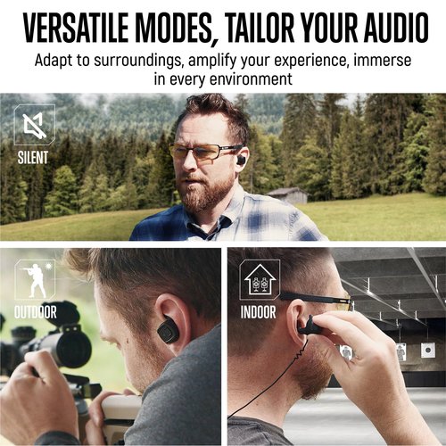 GLORYFIRE Shooting Ear Protection Earplugs, Bluetooth Hearing Protection Earbuds for Noise Reduction