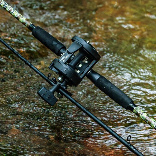 Sougayilang Fishing Rod Combo with Conventional Reel, Medium Heavy for Catfish Salmon and Steelhead Saltwater Fishing (7'0", Right)