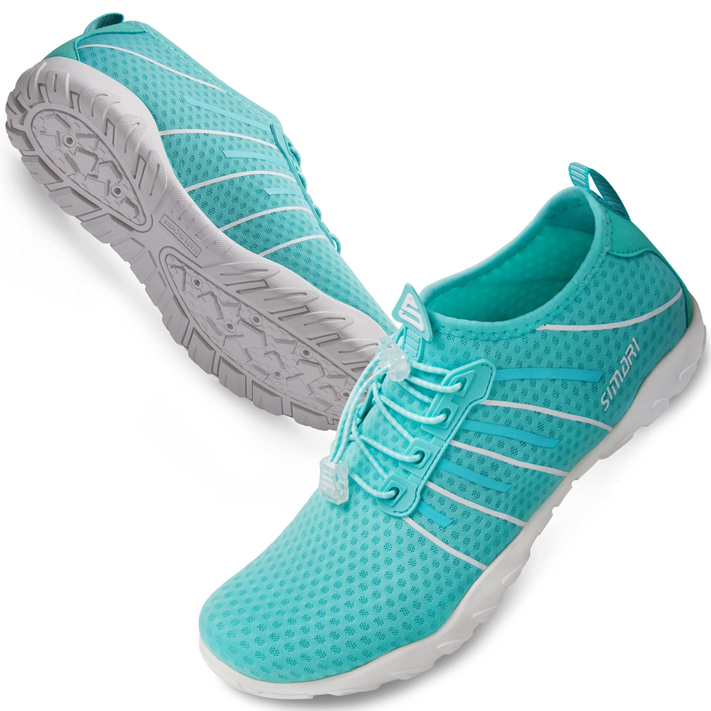 SIMARI Water Shoes for Women Men - Barefoot Quick-Dry Aqua Socks | Lightweight Swim Shoes for Surfing, Swimming, Beach Sports, Kayaking, Diving | Non-Slip Design