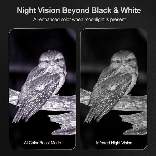 VisioGear Night Thunder X3 Night Vision Goggles – 4K AI Color Mode Night Vision Binoculars for Adults with 40MP Photo, 1384FT Range, 8X Zoom, 5000mAh Battery, 32GB Card, for Camping Hunting & Security