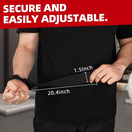 LOCONHA 2 Pair Lifting Straps for Weightlifting, Bodybuilding, Strength Training with Neoprene Cushioned Wrist Padded - 20 inch Cotton