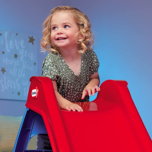Little Tikes Light-Up First Slide for Kids Indoors/Outdoors , Red