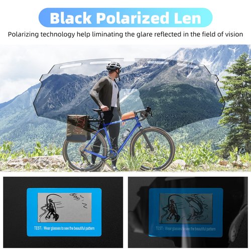 ROCKBROS Polarized Sports Sunglasses for Men Baseball Cycling Sunglasses UV400 Protection for Women Men