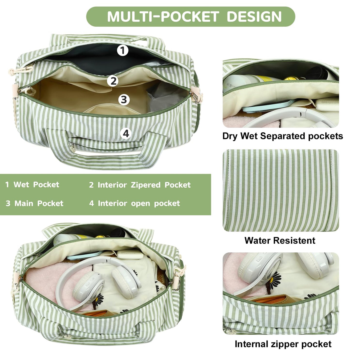 BLUBOON Duffle Bag Girls Kids Cute Gym Bag with Shoes Compartment & Wet Separation Waterproof Sports Overnight Travel Bag