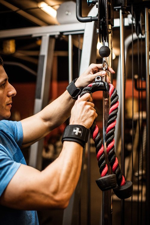 Harbinger 373000 Tricep Rope, Black, 36 Inch