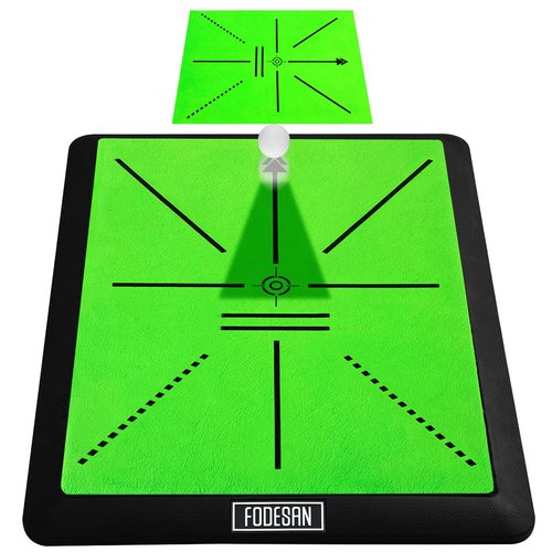 Golf Hitting Mat – Practice Mat with Swing Path Feedback & Impact Detection – Indoor/Outdoor Use – Golf Swing Trainer for Home Training – Great for Dad, Golf Lovers & Beginners