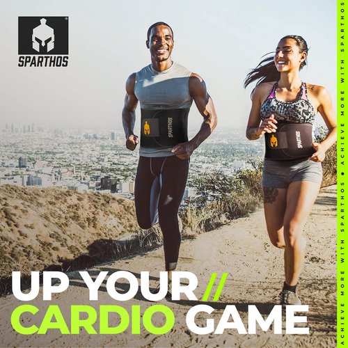 Sparthos Waist Trimmer Belt - Sweet Burning Sauna Effect - Plus Size Neoprene Waist Trainer Band for Workout, Sweat and Lose Stomach Fat - Belly Tummy Wasit Weight Loss for Men and Women 3x (XXL)