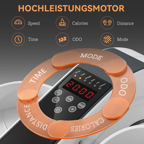 Soozier Under Desk Elliptical Machine, Electric Ellipse Leg Exerciser While Sitting for Seniors with Manual & Auto Mode, Massage Pedal, Remote Control and 10 Adjustable Speeds, Quiet and Portable