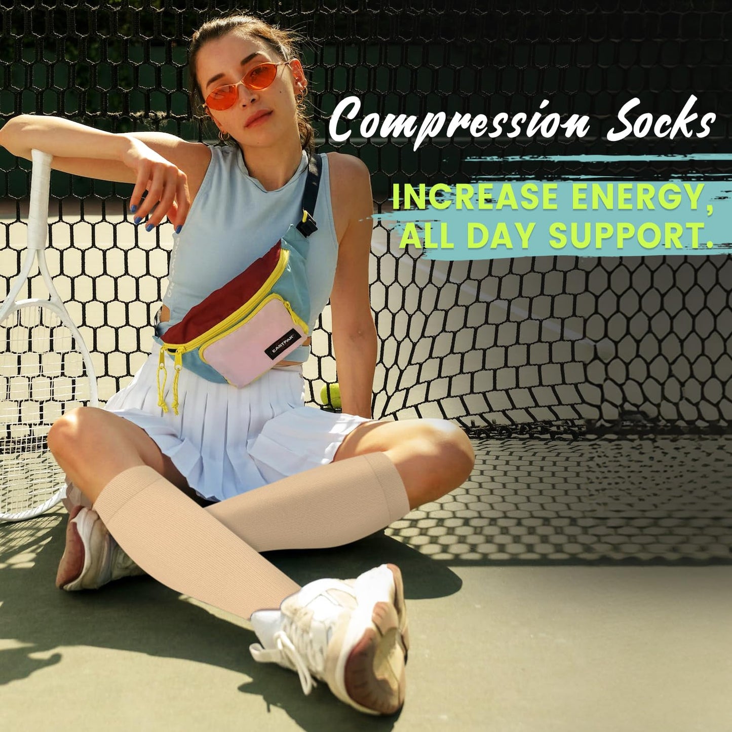 Copper Compression Socks 15-20 mmHg for Men & Women 8 Pairs – Circulation Support for Nurses, Travel, Running, Hiking, Soccer,Gift,Pregnant, Nurses(L/XL)