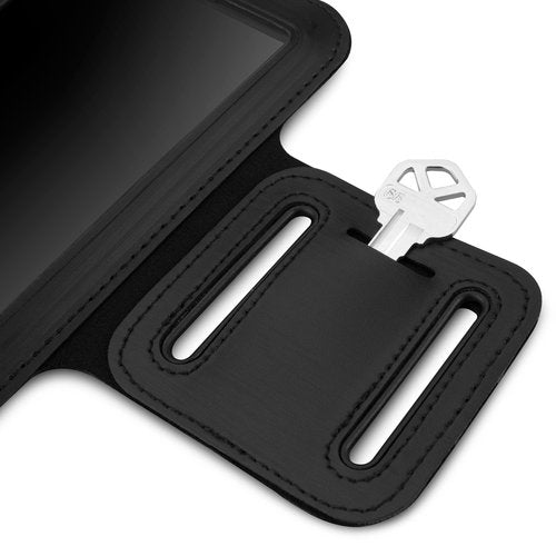 BoxWave Case Compatible with Pioneer XDP-300R - Sports Armband, Adjustable Armband for Workout and Running - Jet Black