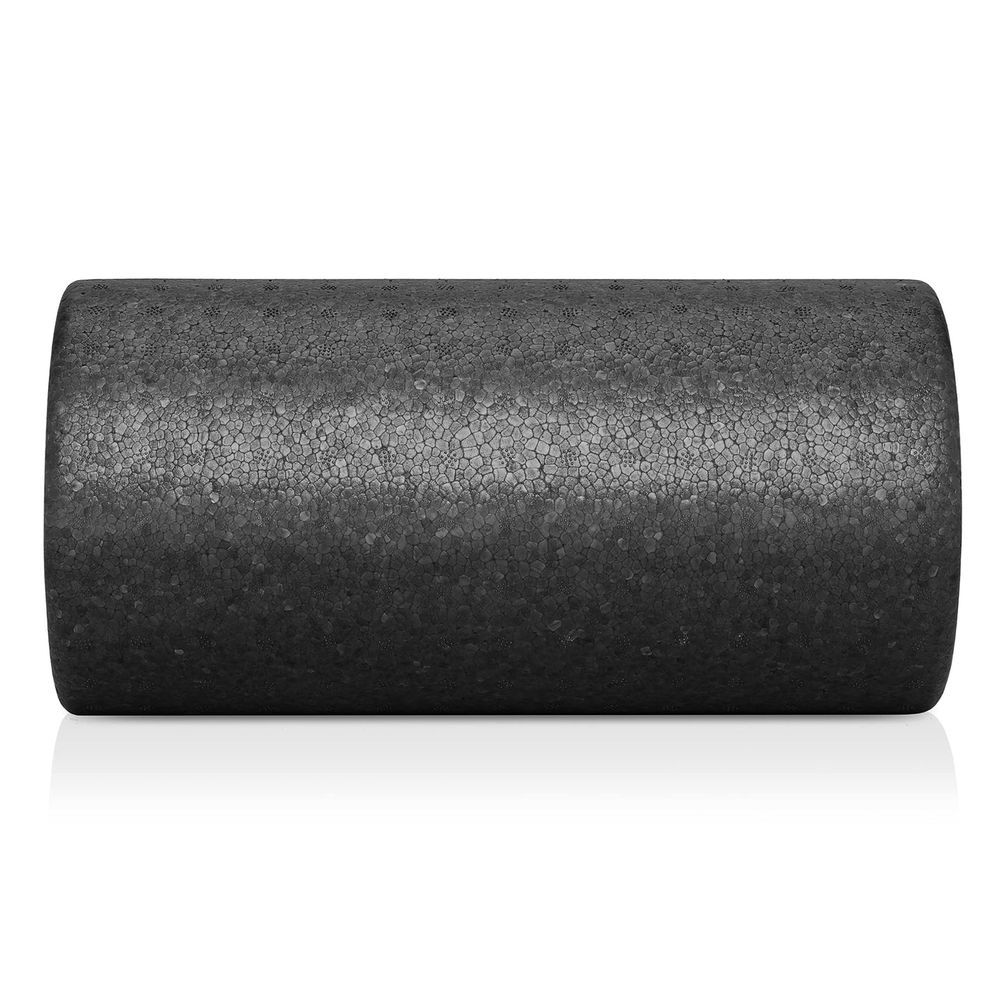 Philosophy Gym 24" High-Density Foam Roller for Exercise, Massage, Muscle Recovery - Round, Black