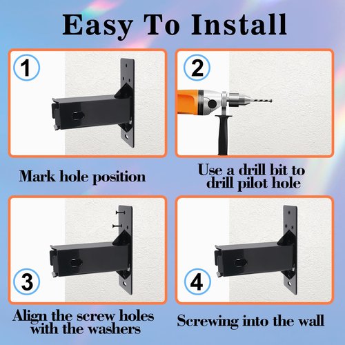 Hitch Wall Mount,Bike and Cargo Rack Hanging Garage Organizer, Cargo Carrier,Trailer Hitch Receiver Extender, Max Load 200LBS