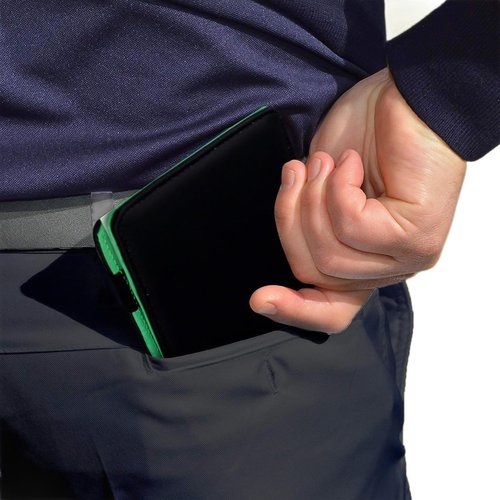 Customizable Leather Golf Scorecard Holder and Yardage Book Cover - Elegant Design with 5 Included Scorecards - Perfect for Golf Enthusiasts and Personalized Game Organization