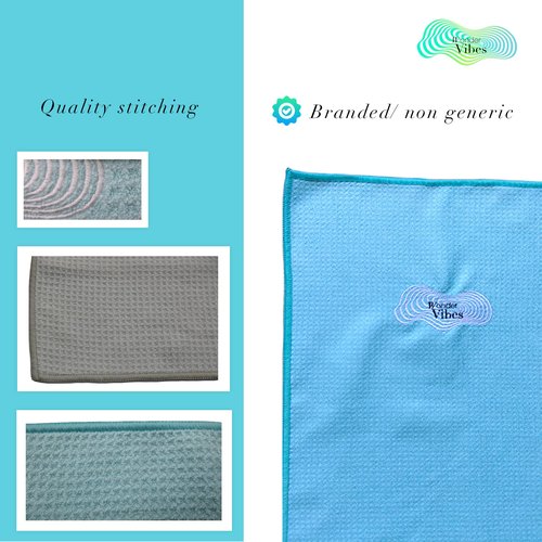 WonderVibes 2x1 Hot Yoga Towel Pack - 2 Yoga Mat Towel - Quality Yoga Towel with Mesh Bags - Yoga Towels for hot Yoga Non Slip - 2 Absorbent Pilates Mat Towels - Multi-use