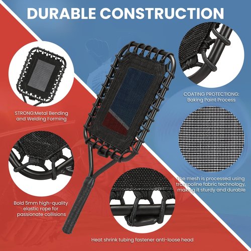 Jikbeed Fungo Racket: Baseball Racket for Coaches and Parents to Help Players Practice Hitting Grounders and Pop Flies (New)