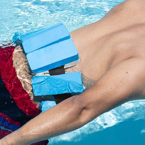 UNAOIWN Water Dumbbell Set for Aquatic Aerobics Exercise, Training Aid for Aquatic Fitness, Swim Gloves Version-Blue