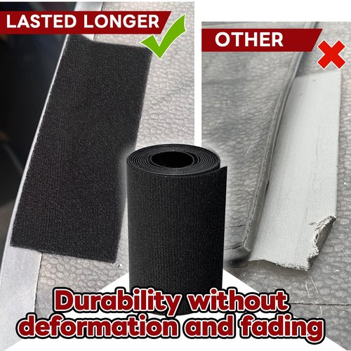 Tikfoam Repair Tape for Fabric, Awning, Tent, Canvas, Sail, Car and Boat Cover, Waterproof Heavy Duty Patch for Tear or Hole, Black
