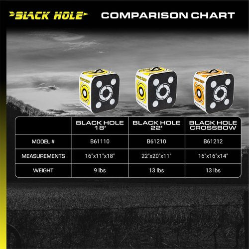 Field Logic Black Hole Archery Target 18"