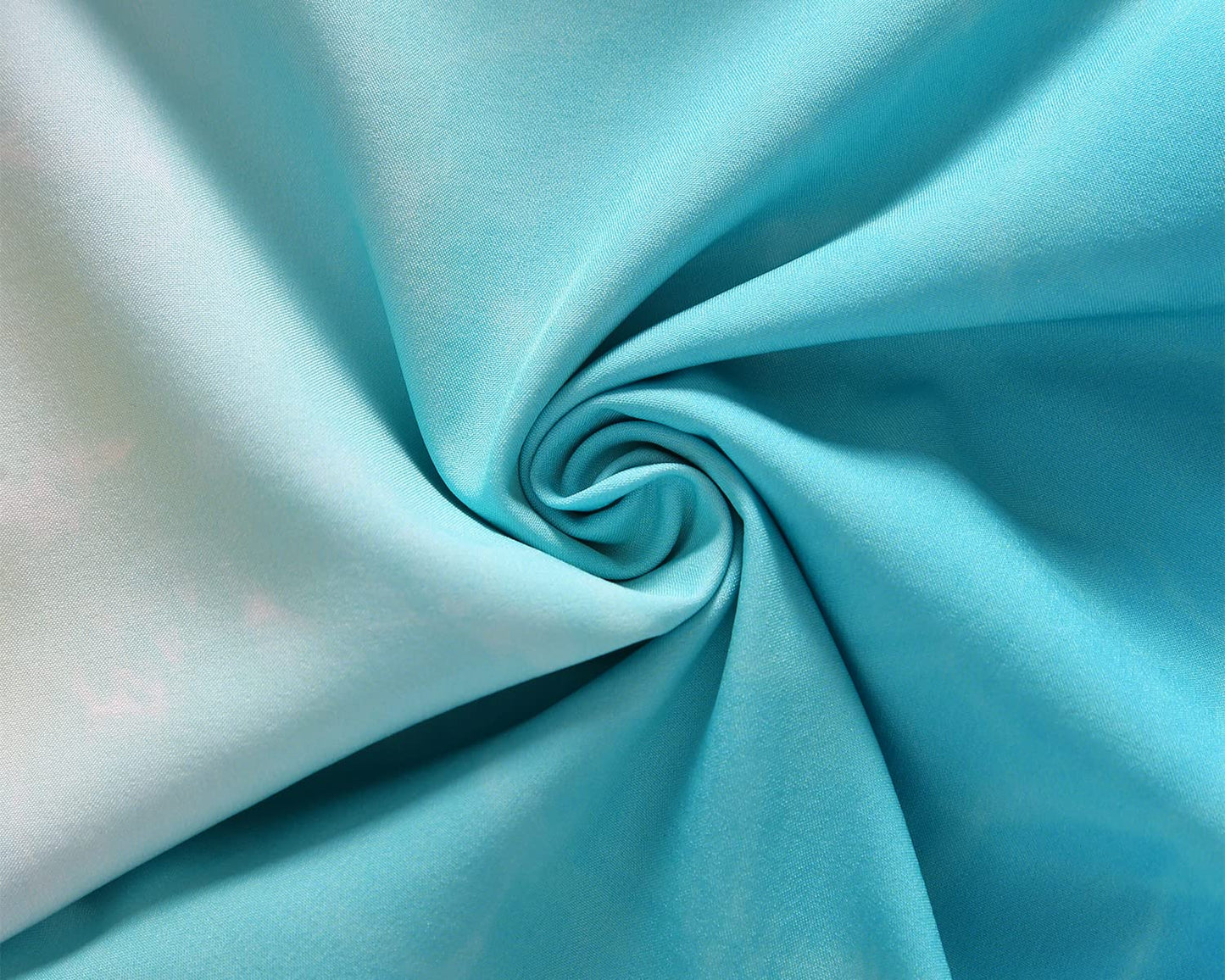 ELETOP Men's Swim Trunks Quick Dry Bathing Suit Swimming Board Shorts Mesh Lining Beach Swimwear Ripple Gradient Blue XXL