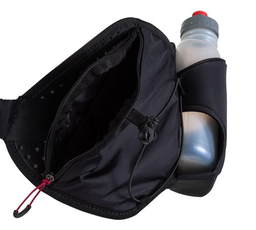 UltrAspire Essential Bottle Pack Hydration Belt - 2.0 Pitch Black, Universal (Waist Size: 28″-40″)