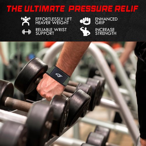 Gymhawk Lifting Straps – 24-inch Heavy Duty Weightlifting Wrist Straps with 4mm Padding – Non-Slip Grip for Powerlifting, Strength Training, Bodybuilding – Durable, Comfortable Workout Straps for Men & Women (ARMY GREEN)