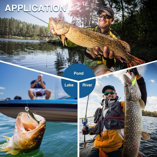 QKP Trout Spinner Soft Lures 5pcs, Pre-Rigged Soft Swimbait, Easy Catching Lures for Family Fishing, Fishing Lures for Bass Trout Crappie Walleye Fishing Lures