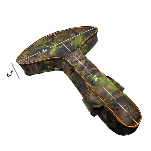 TaktZeit Tactical Crossbow Case Universal Soft Crossbow Bag with Backpack Straps for Hunting (Oakcamo, 34" Pro)