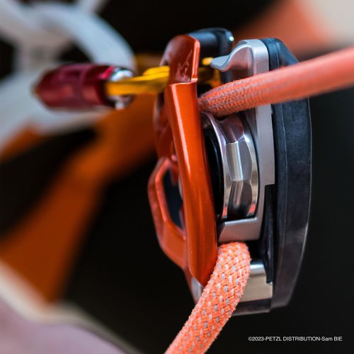 Petzl SM'D Carabiner - Versatile, Lightweight, Compact, D-Shaped Locking Carabiner for Rock and Ice Climbing - Twist-Lock