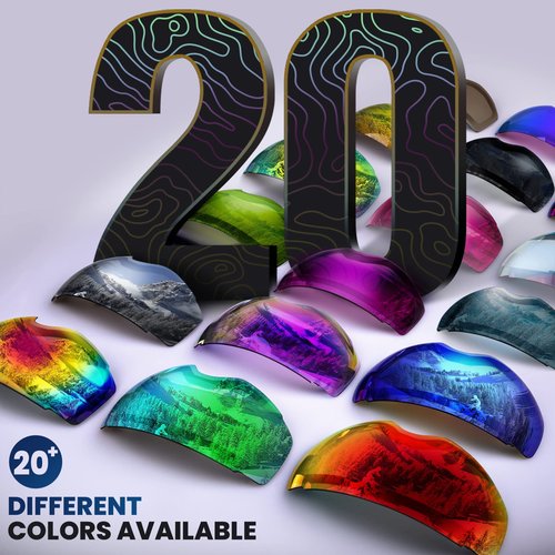 OutdoorMaster Ski Goggles PRO Replacement Lens - 20+ Choices (VLT 99% Clear Lens)