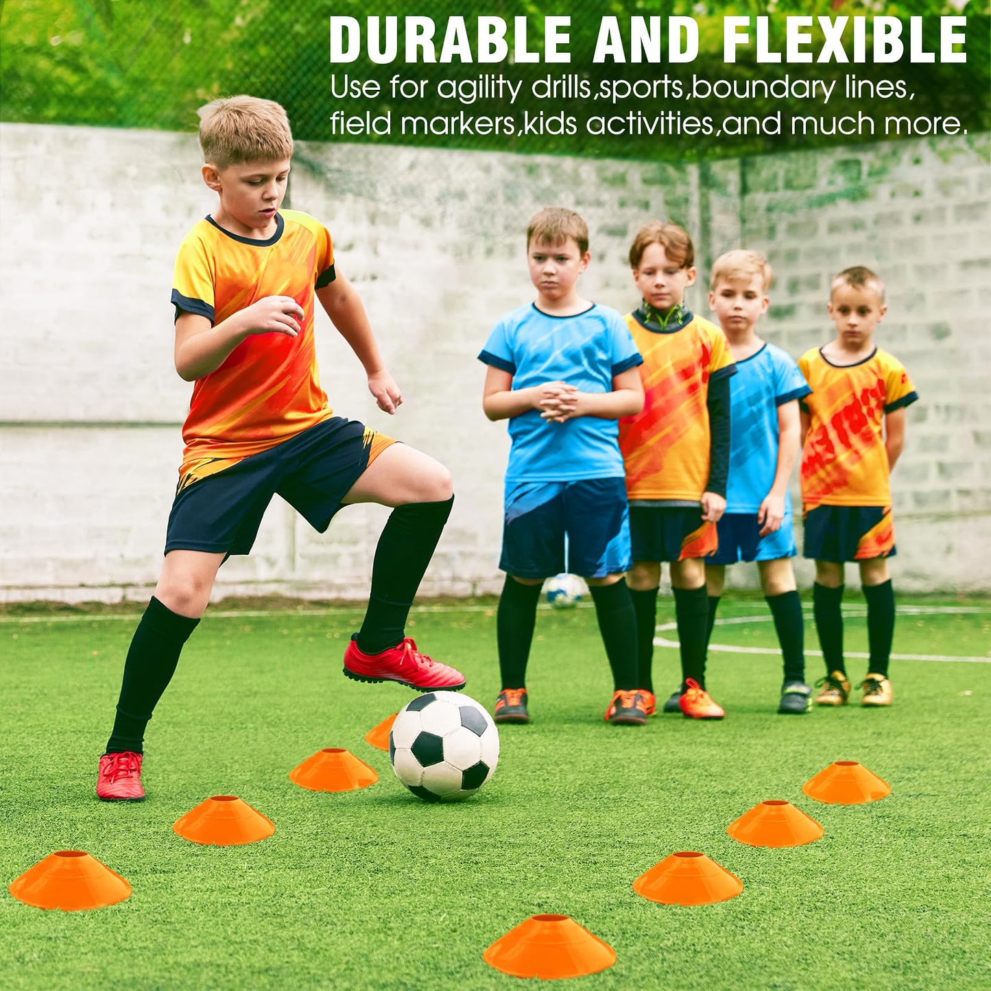 X-UMEUS Agility Ladder Speed Training Equipment Set-20ft Agility Ladder,12 Soccer Cones,4 Hurdles, Jump Rope, Running Parachute| Basketball Football Soccer Training Equipment for Kids Youth Adults