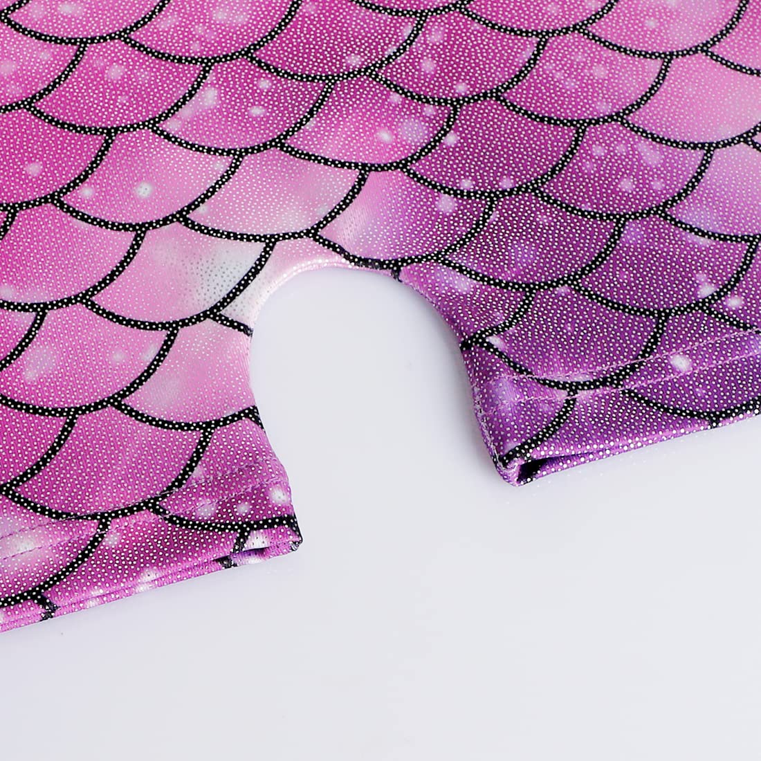 HOZIY Mermaid Leotards for Girls Gymnastics Toddler Kids Leo 1t 2t Sparkly Biketards Blue Pink Purple Pinkish Rainbow Ombre Gradients Tumbling Outfits Leotardos Para Gimnasia Ninas