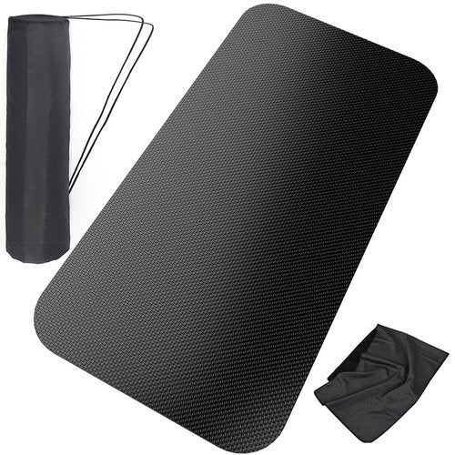 Protective Treadmill & Stationary Bike Mat - Waterproof, Suitable for Hardwood & Carpet, Ideal for Exercise & Jump Rope Use (Small - 47.3" x 23.6")