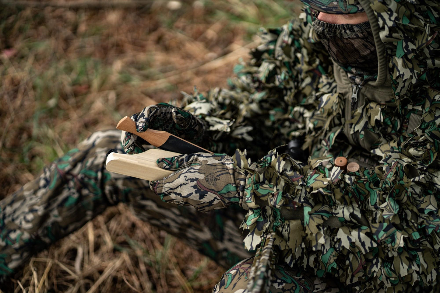 BLOCKER OUTDOORS Finisher Customizable Camouflage Hunting Gloves (MO Bottomland Original, Medium)