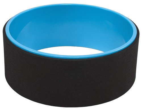 Fitvids Yoga Wheel for Stretching Yoga Prop Wheel, Comfortable Support for Yoga Poses and Backbends, Blue