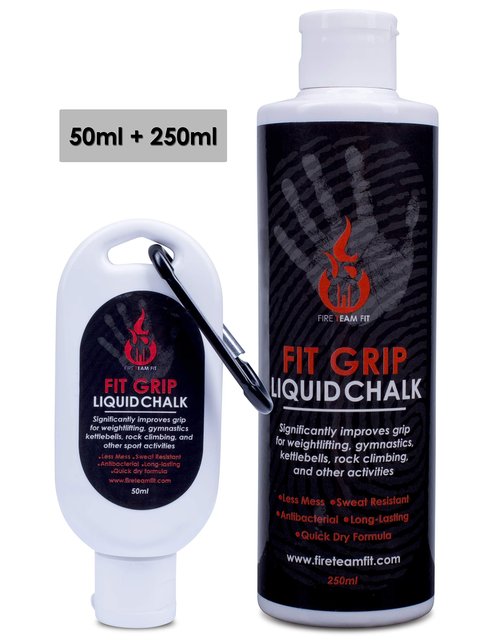 Fit Chalk Liquid Grip, Weightlifting Chalk in a Bottle (50 ml)