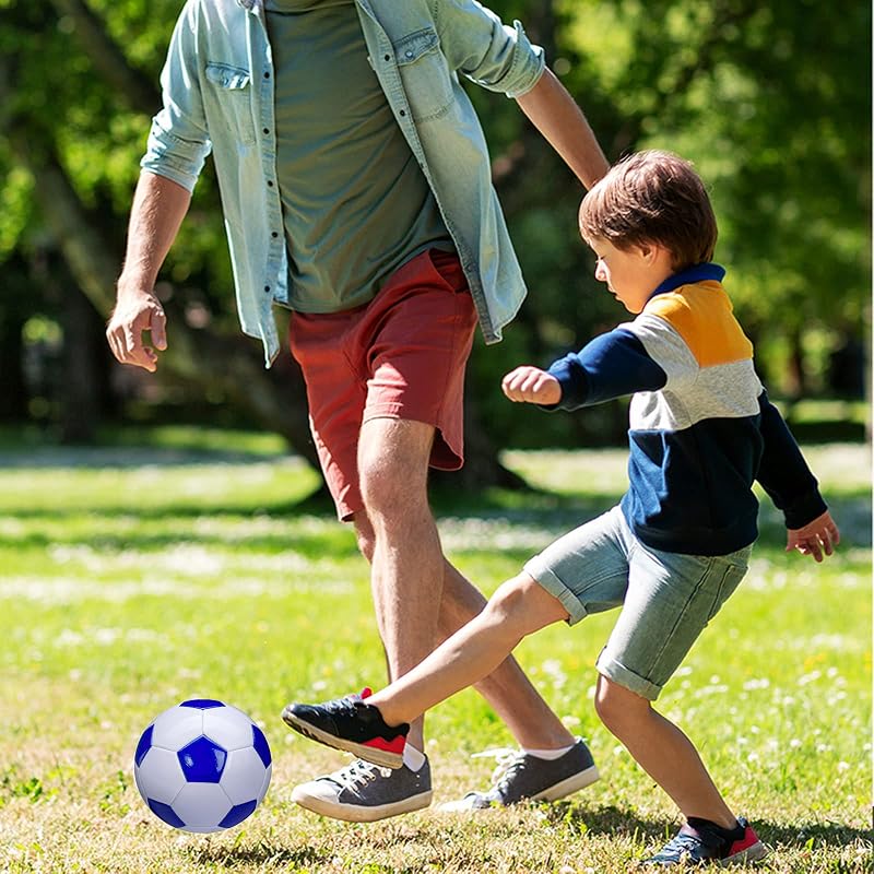 Soccer Ball Size 3 Classic PU Anti-Explosion, Indoor/Outdoor Training, Includes Pump