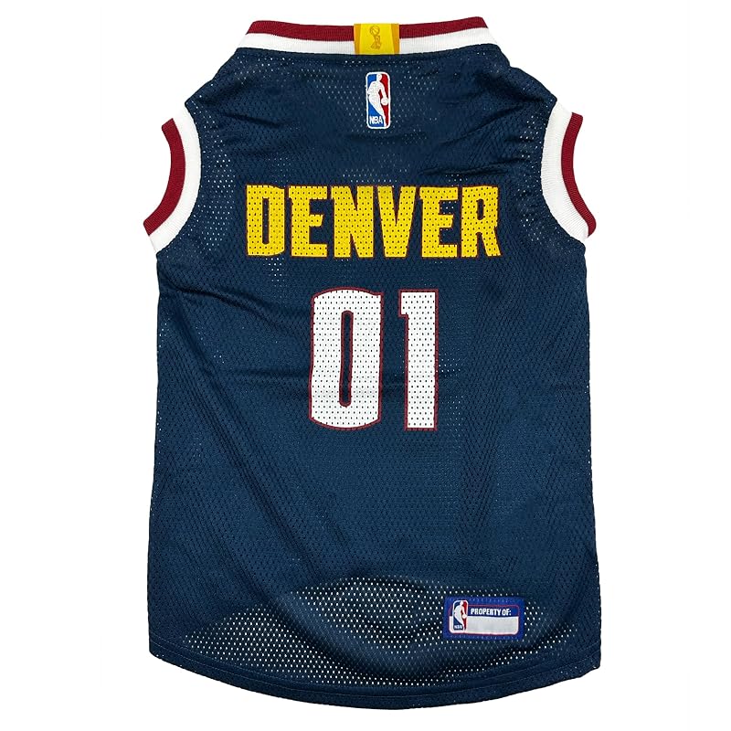 Pets First Denver Nuggets X-Large NBA Dog Jersey Tank Top - Pets First