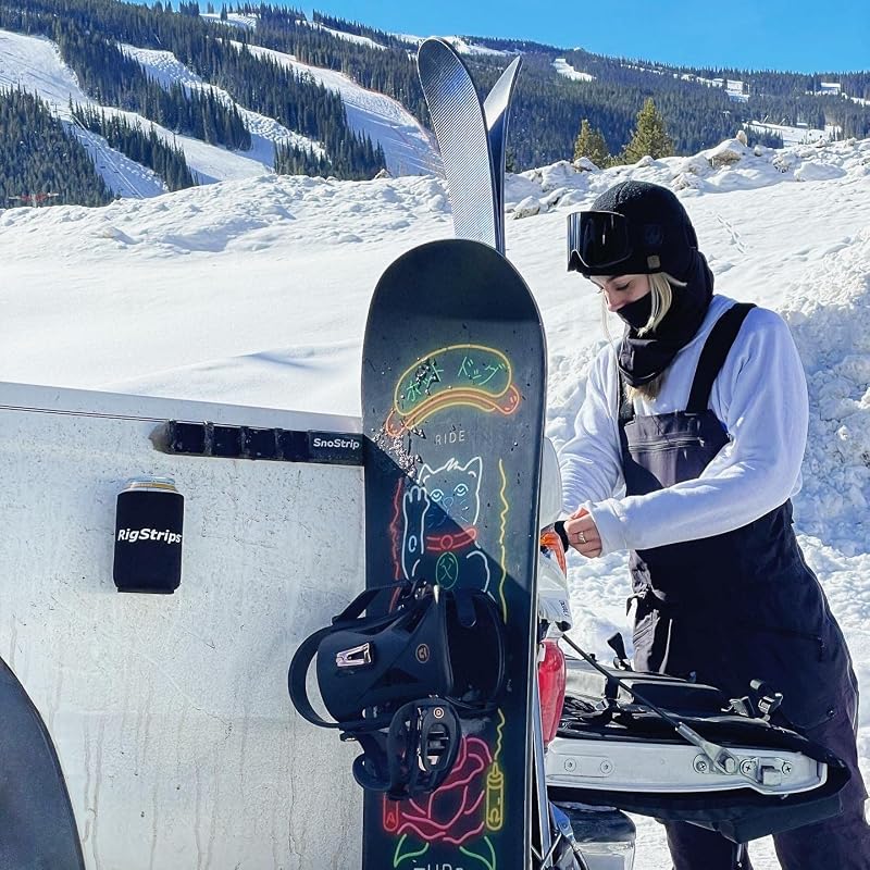 SnoStrip Magnetic Ski & Snowboard Holder for Car - Protective Gear Mount