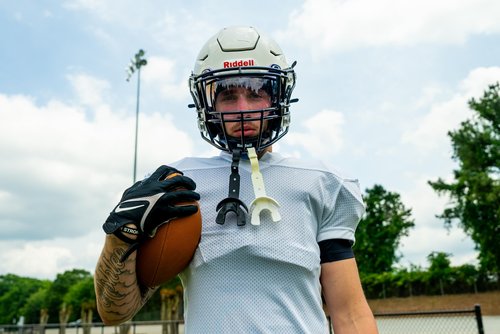 Vettex Football Doubleguard Mouthguard with Lip Protection - Adult - 2 Pack, White and Black