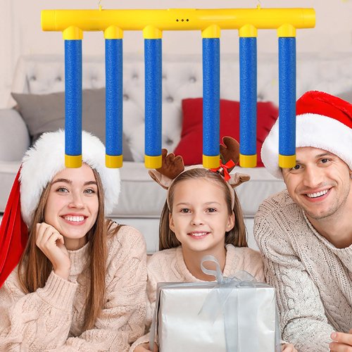 qczoyp Reflex Challenge Game : Reflex Test Game Falling Sticks, Hand Eye Coordination Reaction Time Training, Reflex Training Drop Sticks, Catching Sticks Game Test Your Reflexes Game (Blue)