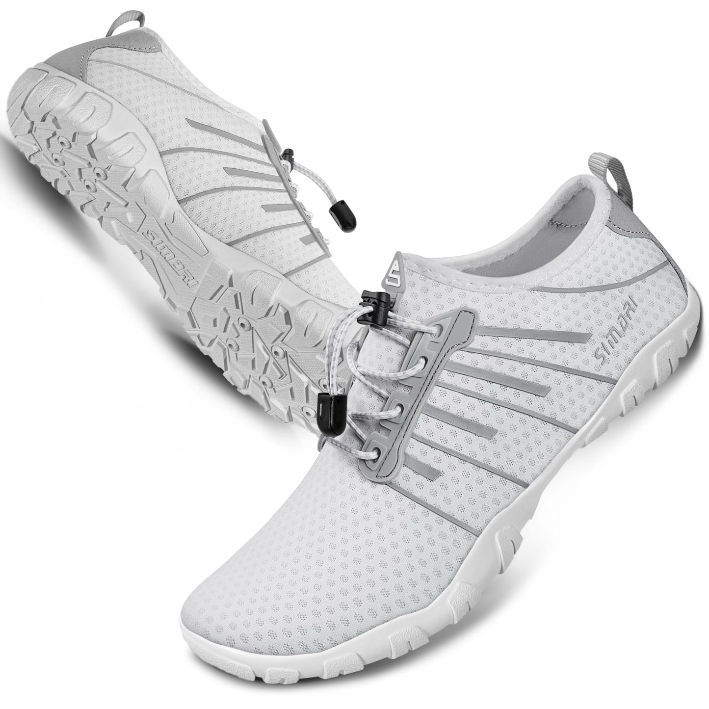 SIMARI Water Shoes for Women Men - Barefoot Quick-Dry Aqua Socks | Lightweight Swim Shoes for Surfing, Swimming, Beach Sports, Kayaking, Diving | Non-Slip Design