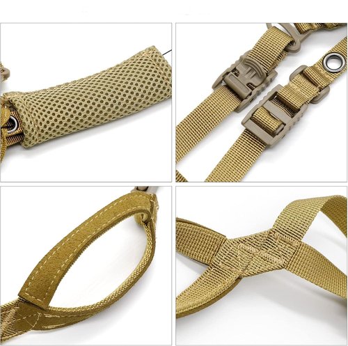 Tactical Helmet Chin Strap Airsoft Helmet Chin Strap 4 Points Adjustable Dial Suspension System Airsoft Military Helmet Replacement Accessory (Tan)