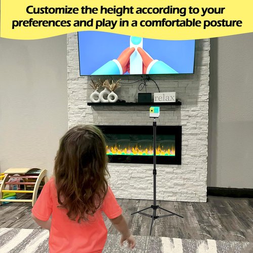 BQDQYBS Tripod Stand for Nex Playground Console, Perfect for Nex Playground Game System for Kids & Families, Adjustable Height Stable Holder for Viedo Games in Indoor & Outdoor