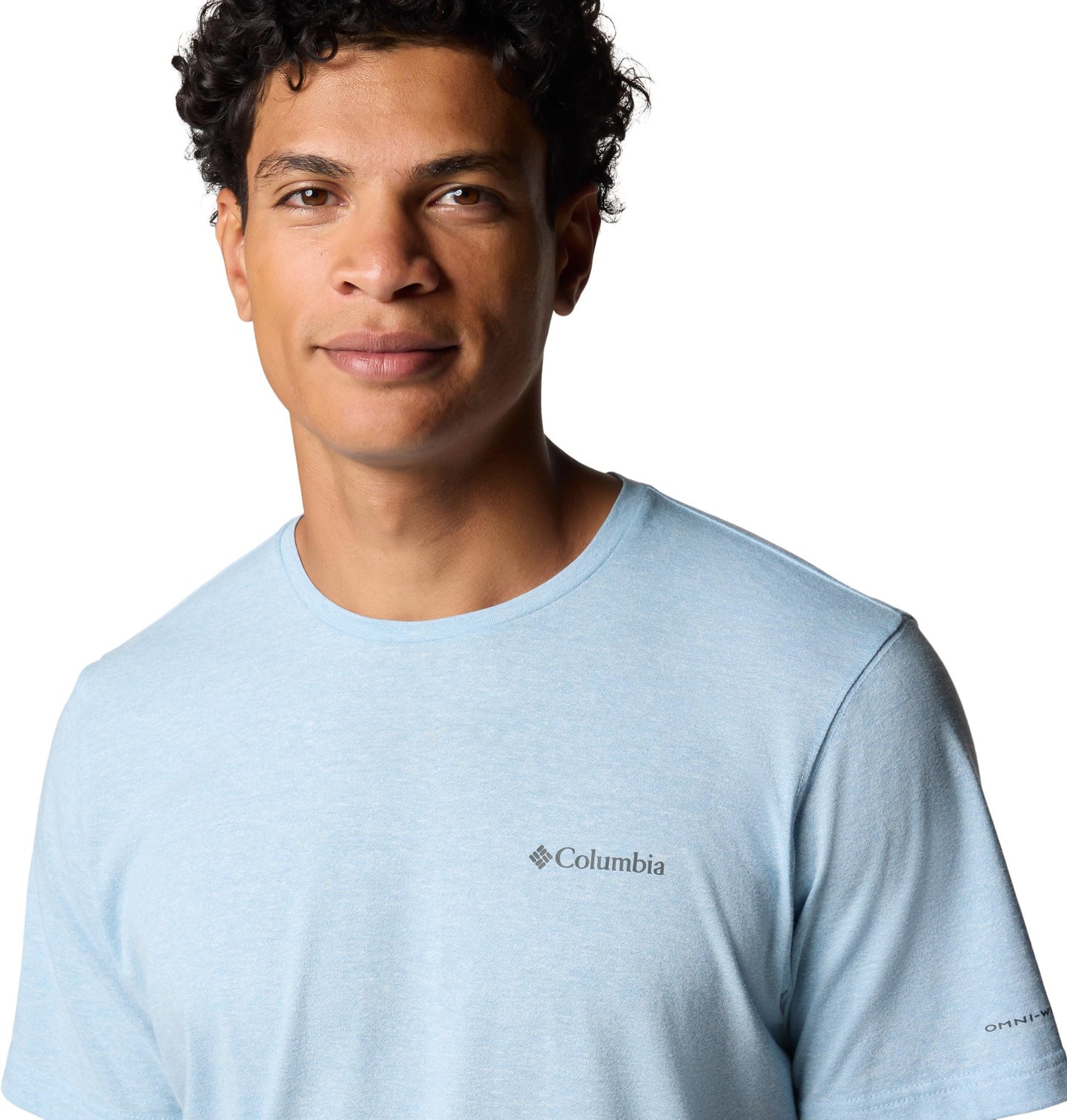 Columbia Mens Thistletown Hills Short Sleeve T-Shirt, Ripple Blue Heather, 3X