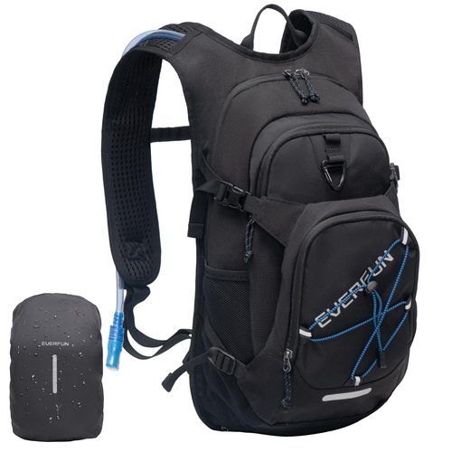 Everfun Hydration Backpack 18L Hiking Water Backpack with 2L Water Bladder, Women Men Hydration Pack Insulated Daypack Lightweight Hydropack with Rain Cover for Hiking, Biking, Running, Festivals