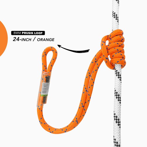 GM CLIMBING 8mm (5/16") Prusik Loop Pre-Sewn 18 inches