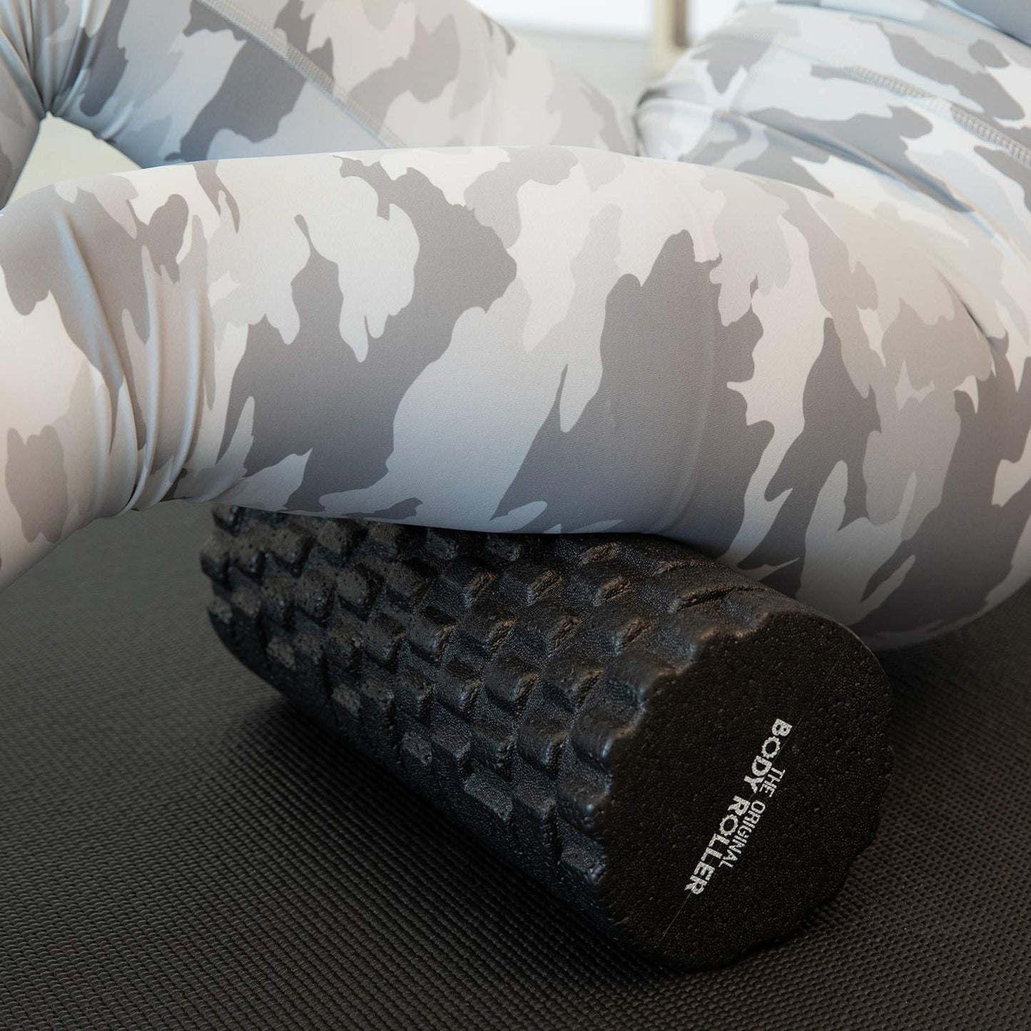 The Original Body Roller - High Density Foam Roller Massager for Deep Tissue Massage of The Back and Leg Muscles - Self Myofascial Release of Painful Trigger Point Muscle Adhesions - 13" Black